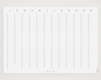 FORM 2018 Wall Planner (Landscape Format)