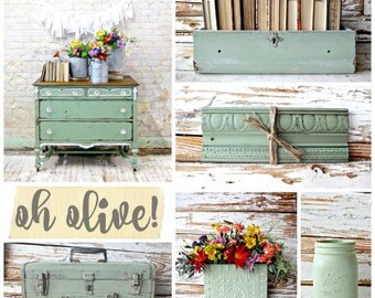 Sweet Pickins Milk Paint - Oh Olive!