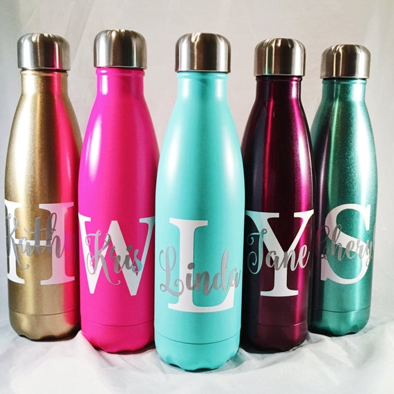 Personalized Swell Bottle - Big Initial and Name