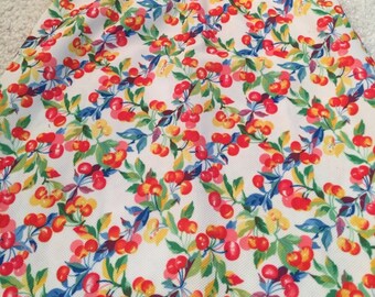 Vintage Cherry Print Skirt