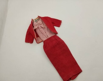 Barbie fashion Busy Gal 1961 Jacket Body suit and Sweater Outfit 11 inch dolls 3 pieces