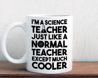 Science teacher gift, cool science teacher mug (M359)