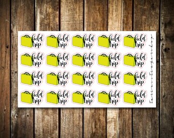 Field Trip - Icons with Script Words - Fits Any Planner