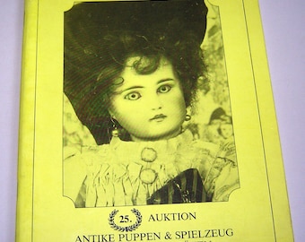 German Catalog Auction KUNST & AUKTIONSHAUS Antique Dolls Toys Christmas 1984