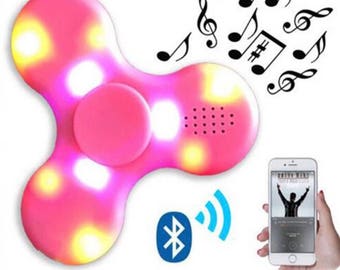 Bluetooth lighted spinner