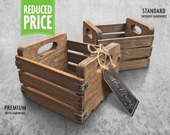 Rustic Mini Crate - Special Walnut