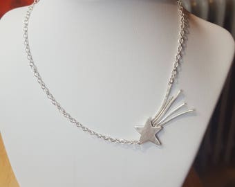 Shooting star necklace