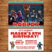 Roblox Birthday Invitation Chalkboard - Roblox Invite - Roblox Party Favors - Roblox Printable Party Printables - Video Game Birthday