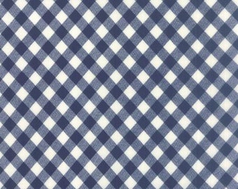 Navy Gingham by Bonnie and Camille for Moda