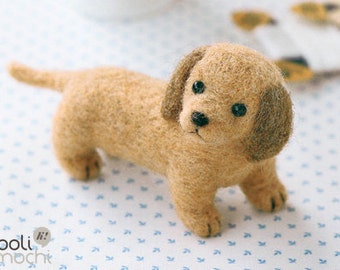 Miniature Dachshund Needle Felting Kit