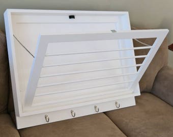 Drying Rack Laundry Drying Rack Wall Drying Rack Laundry Room Small Drying Rack Laundry Storage Wood Drying Rack