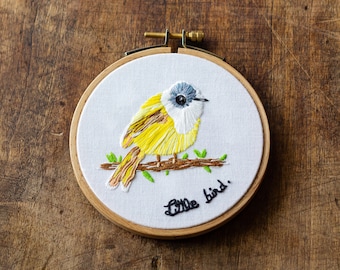 Embroidery - little bird