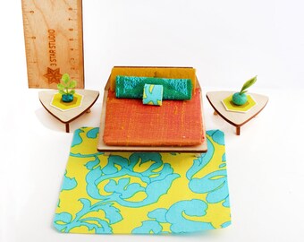 Deluxe Textile Set for 1:24 scale dollhouse - Sunset Hotel Collection