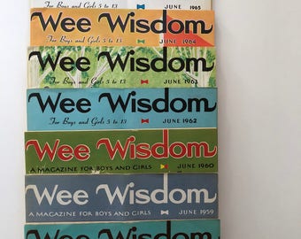 Vintage Wee Wisdom Children's Magazines