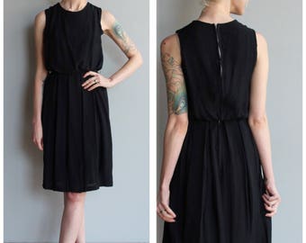 1950s Dress // Little Black Dress // vintage 50s dress