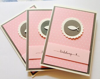 Invitation to the christening, confirmation, confirmation, communion