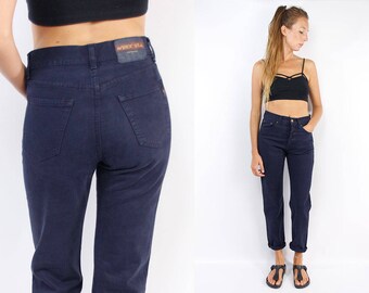 High Waist Jeans / High Waisted Jeans / Vintage Mom Jeans / High Rise Jeans / Boho Hippie / Blue Mom Jeans / Vintage Blue Jeans