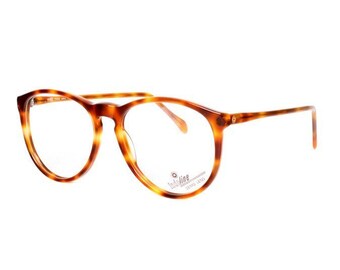 brown round glasses - vintage glasses - tortoise shell eyeglasses - 80s prescription eye glasses frames - women and mens glasses - shell