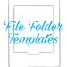 Mini File Folder Templates