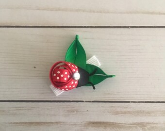 Ladybug Hair Clip Hair Bow