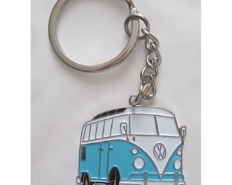 NEW Retro vintage VW combi bus keychain camper van new bettle cox rockabilly pin up 70's hippie volkswagen kustom low riding