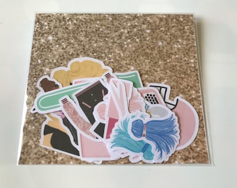 Think Pink!-Die Cuts / Scrapbooking