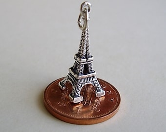 Sterling Silver Eiffel Tower Charm