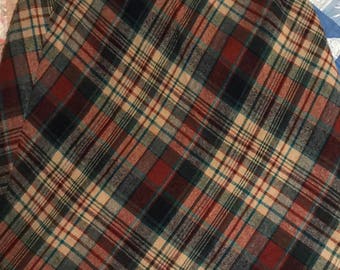 Vintage Plaid Skirt. Skirt. Vintage Plaid Skirt. Plaid Skirt.