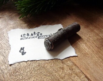 Mini Rubber Stamp "Bunny"