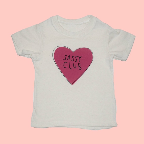 SASSY CLUB - Toddler Tee - White