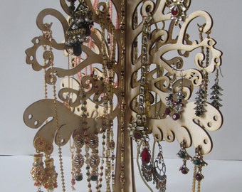 jewellery tree stand. jewelry stand tree, jewelry holder, jewelry organizer, jewelry tree, gift for her, necklace holder, earring holder