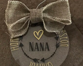 Personalized Christmas ornaments