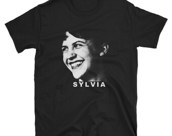 SYLVIA PLATH T-Shirt - Bell Jar Author Writer Tee Shirt