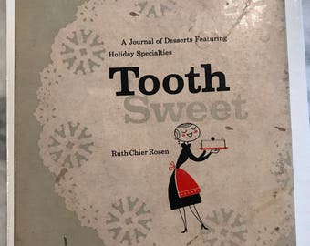Vintage dessert cookbook