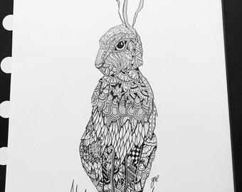 Zentangle animals | Etsy
