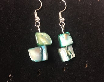 DesignsbyKIKO Green Shell Earrings
