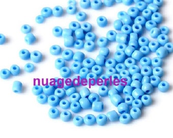 12 grams seed beads 4mm turquoise