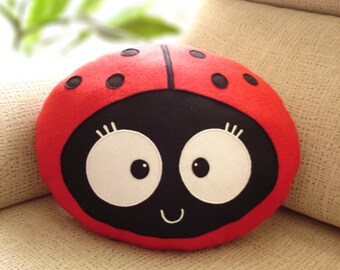 LADYBUG CUSHION Wemba -Decorative plush pillow -
