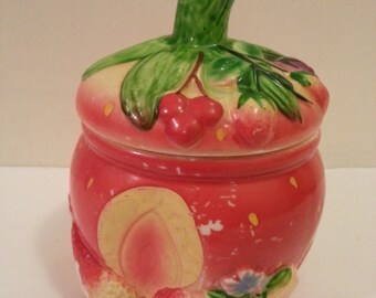 Small Ceramic Strawberry Container