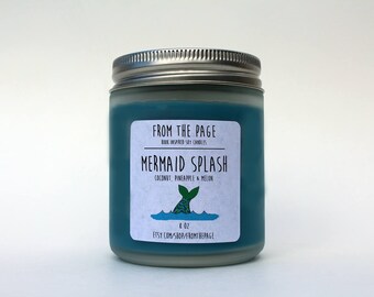 Mermaid Splash Soy Candle - 8 oz