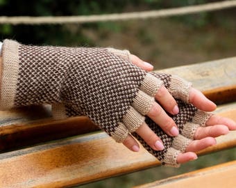 Unique fingerless gloves women car accessories gift for photographer gift custom gloves warm gloves knit wool gloves touch screen gloves men