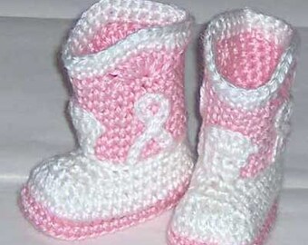 Crochet Cowboy Baby Booties