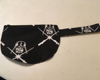 Black fabric Star Wars Darth Vader Wristlet