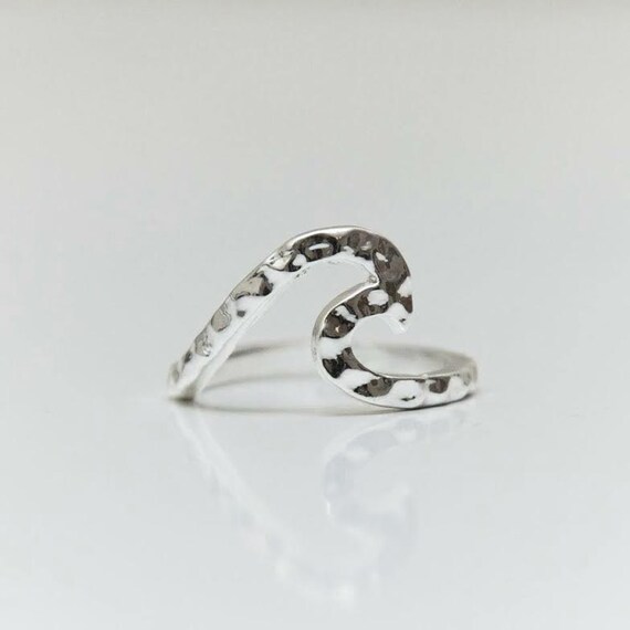 Wave Ring - Sterling Silver -DD CUSTOM JEWELRY - handmade - sea lover- fashionable - unisex - beach life