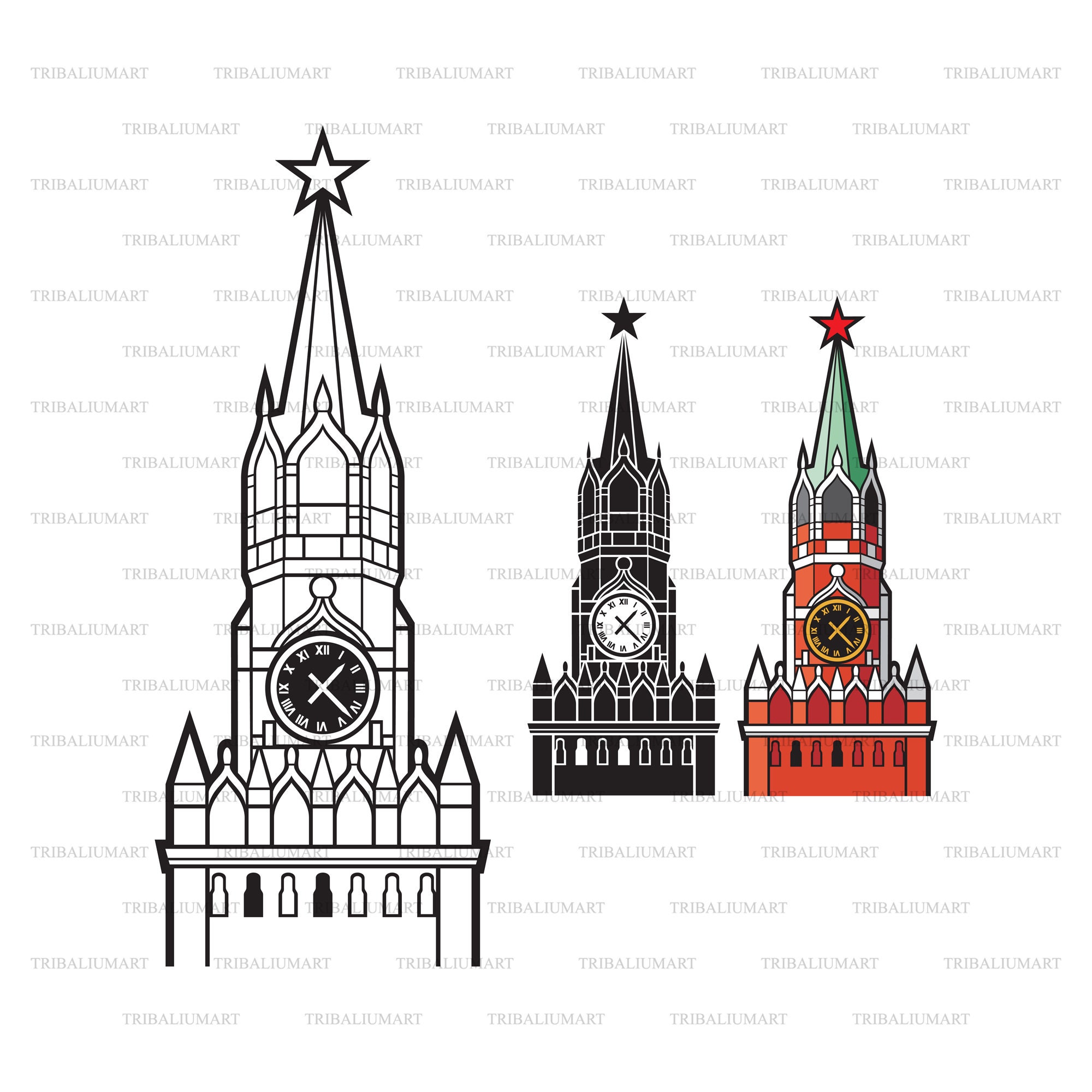 Кремль рисунок карандашом