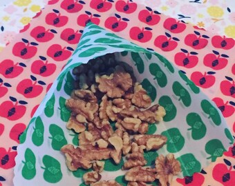 3 Pack Beeswax Food Wraps 100% ORGANIC
