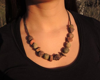Terracotta Brown necklace