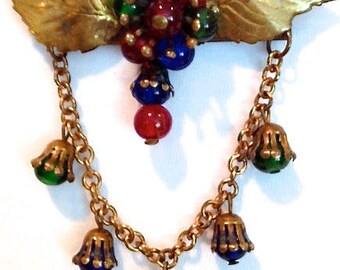 Miriam Haskell Frank Hess Brooch