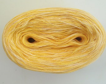LEMON HEATHER -- Sport Weight -- Cotton yarn (100 gr /320 yards)