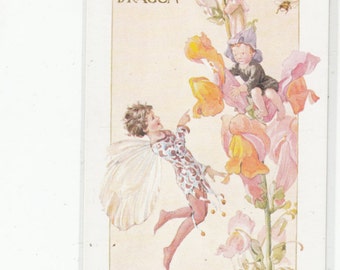 Margaret Tarrant Unused Antique Postccard "Snap Dragon"